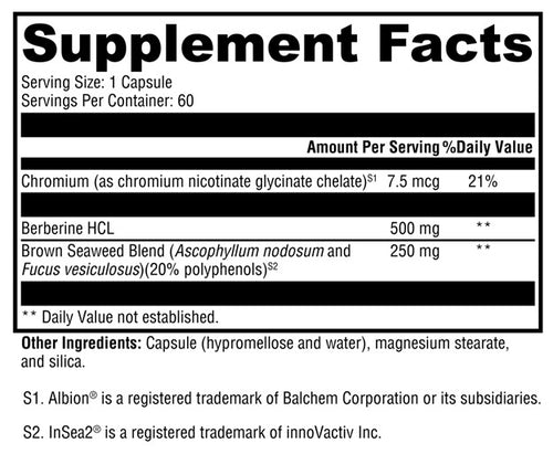 Berberine with InSea2®