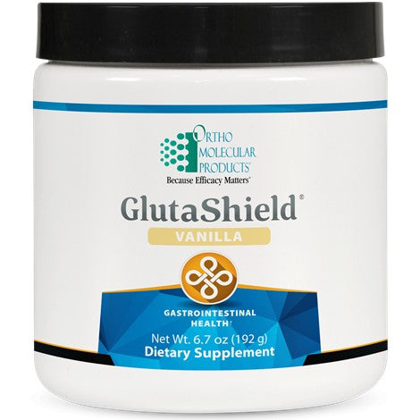 Ortho Molecular Products GlutaShield Vanilla dietary supplement jar